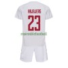 Maillot de Supporter Danemark Pierre-Emile Hojbjerg 23 Extérieur Coupe du Monde 2022 Pour Enfant